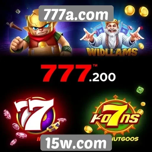 Variedade de jogos disponíveis no 777a.com